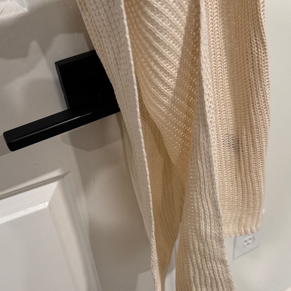 Elegant Cream Sleeveless swim coverup nwot - Picture 5 of 6